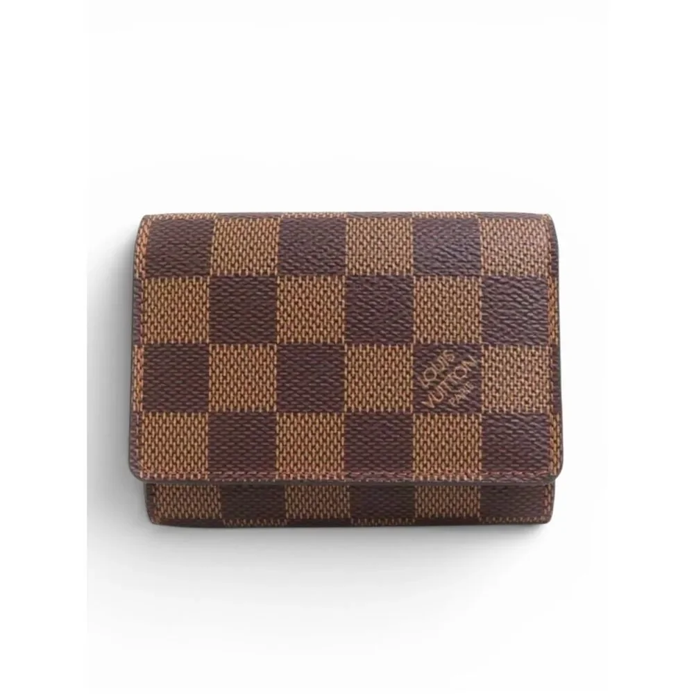 Authentic Louis Vuitton Damier Ebene Buisness Card Holder